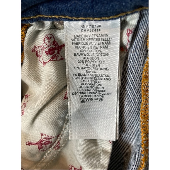 True Religion Overalls Medium fit is about a size 8 - Picture 4 of 6